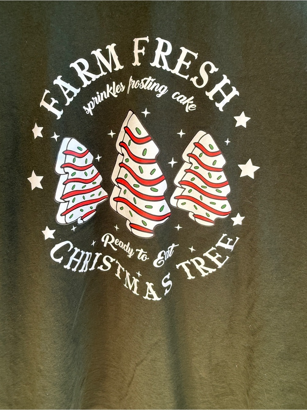 Farm Fresh Christmas Tree Graphic Long Sleeve - Deep Green - Picture 3 of 4